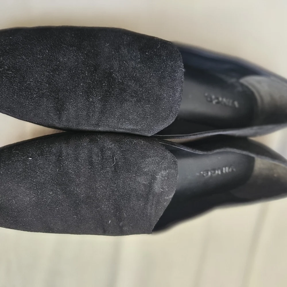 Vince Paz Black Womens size 7.5 Suede Loafer